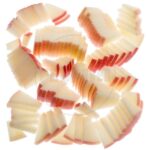 apple unpeeled slices