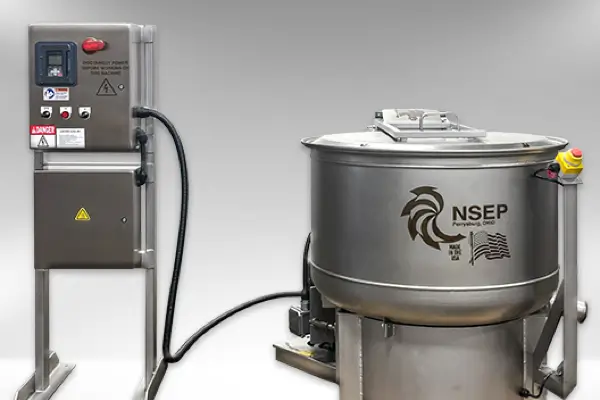 Stainless-steel industrial fruit and vegetable drying machine with control panel